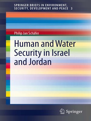 cover image of Human and Water Security in Israel and Jordan